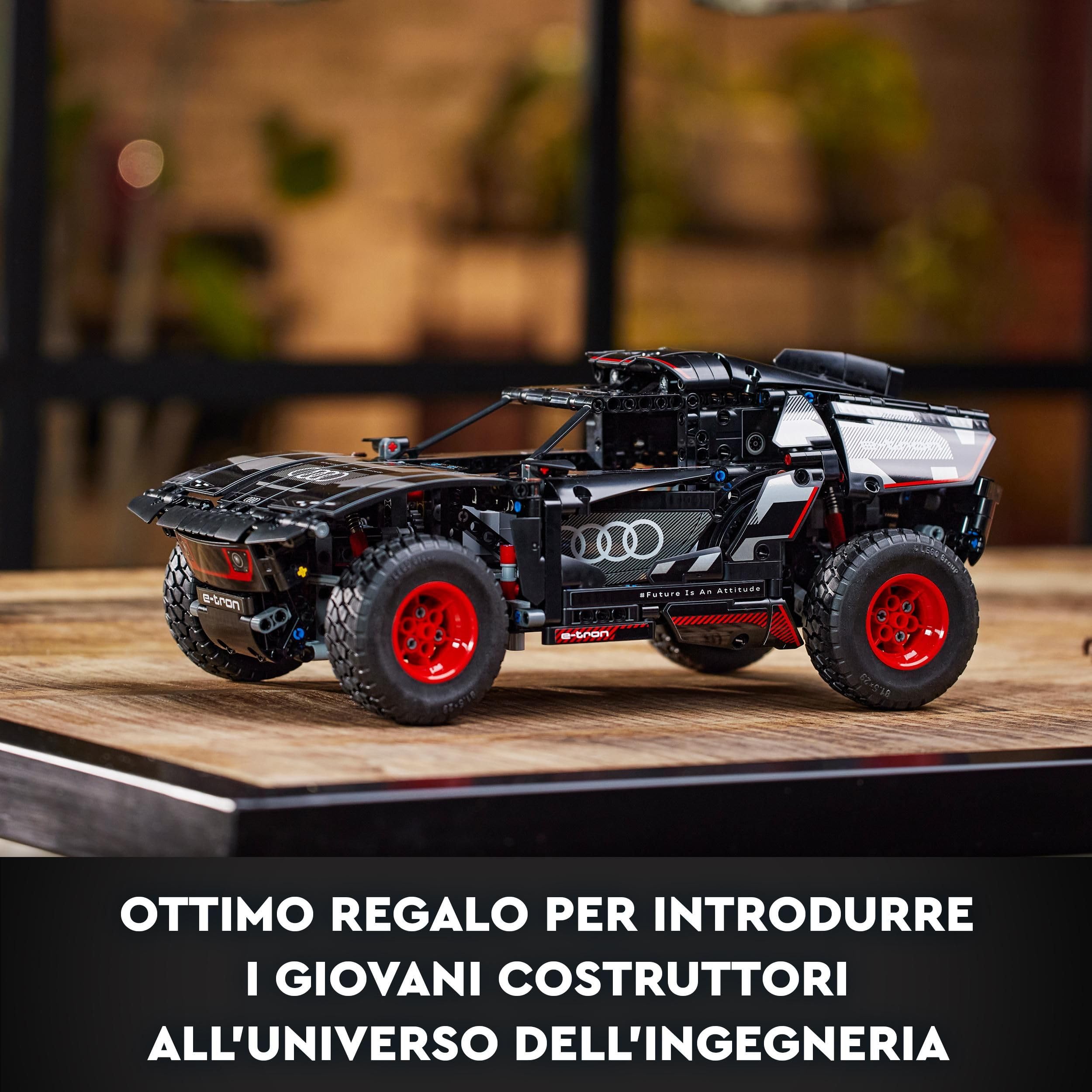 LEGO Technic Audi RS Q E-Tron, Macchina Telecomandata da Rally, Modellino di Auto Fuoristrada Dakar con App CONTROL+ da Costruire, Giocattoli per Ragazzi, Ragazze e Fan da 10 Anni, Idea Regalo 42160