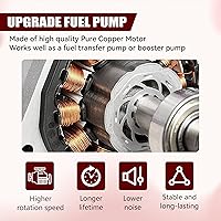 Vista 7 de Bomba de combustible eléctrica universal de 12 voltios, 5-9 PSI, 35GPH, Super 12S Plus para motores a gasolina y diésel
