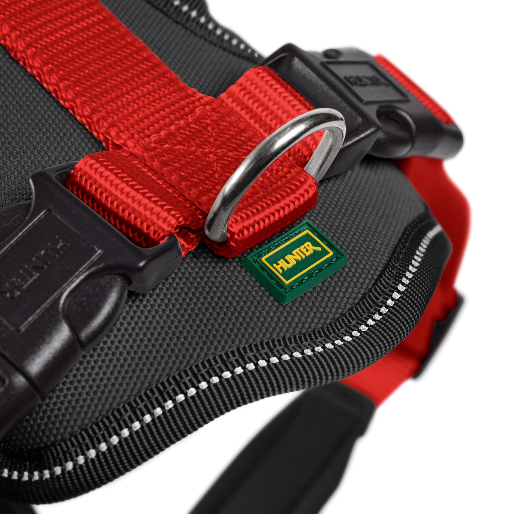 Pettorina Per Cani Hunter - Neoprene Imbottito, Nylon, Marrone/Caramello, Taglia S (45-57cm) - Foto 2