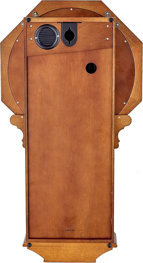 Reloj de Pared Bulova C3543 Ashford 25 pulgadas Madera Nogal miniatura 4