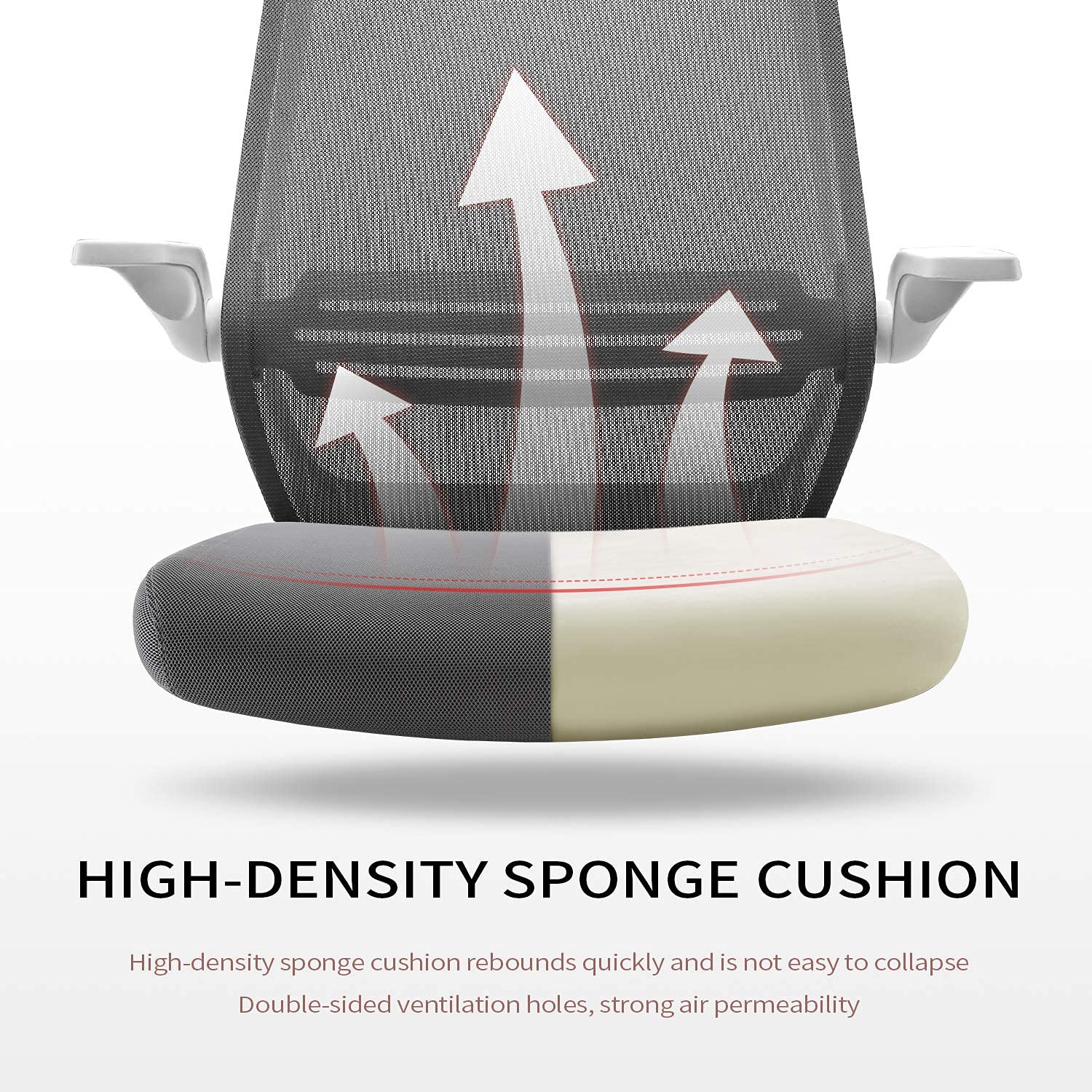 SIHOO Ergonomic Office Chair, Swivel Desk Chair Height Adjustable Mesh