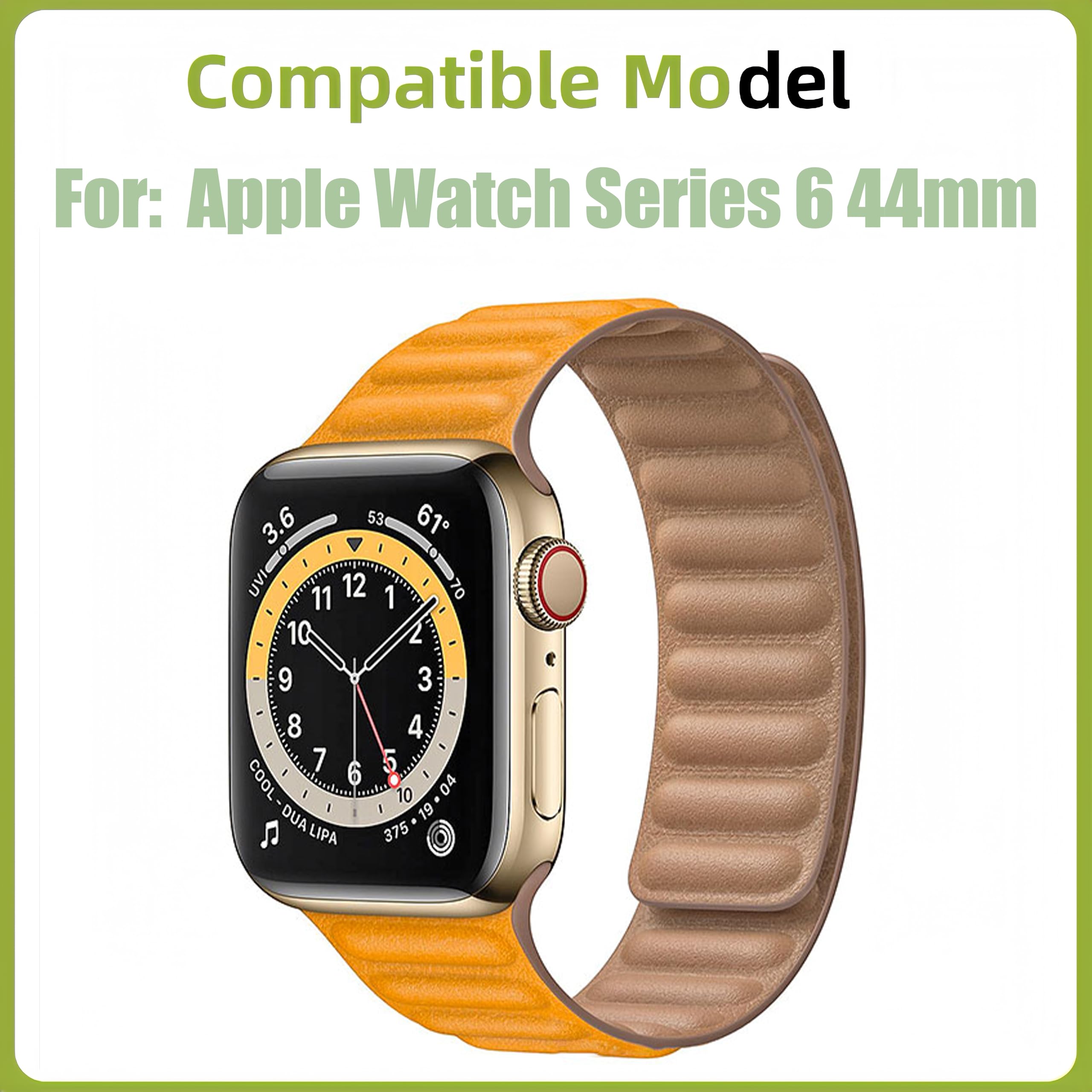 Juego de reparación de cristal frontal Apple Watch Series 6 44 mm con función táctil OCA