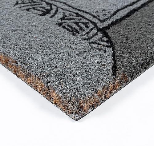 Miniatura 9 de Gertmenian Paquete de 2 alfombrillas de coco de pesadilla antes de Navidad (paquete de 2), tapetes de bienvenida para puerta delantera y trasera,