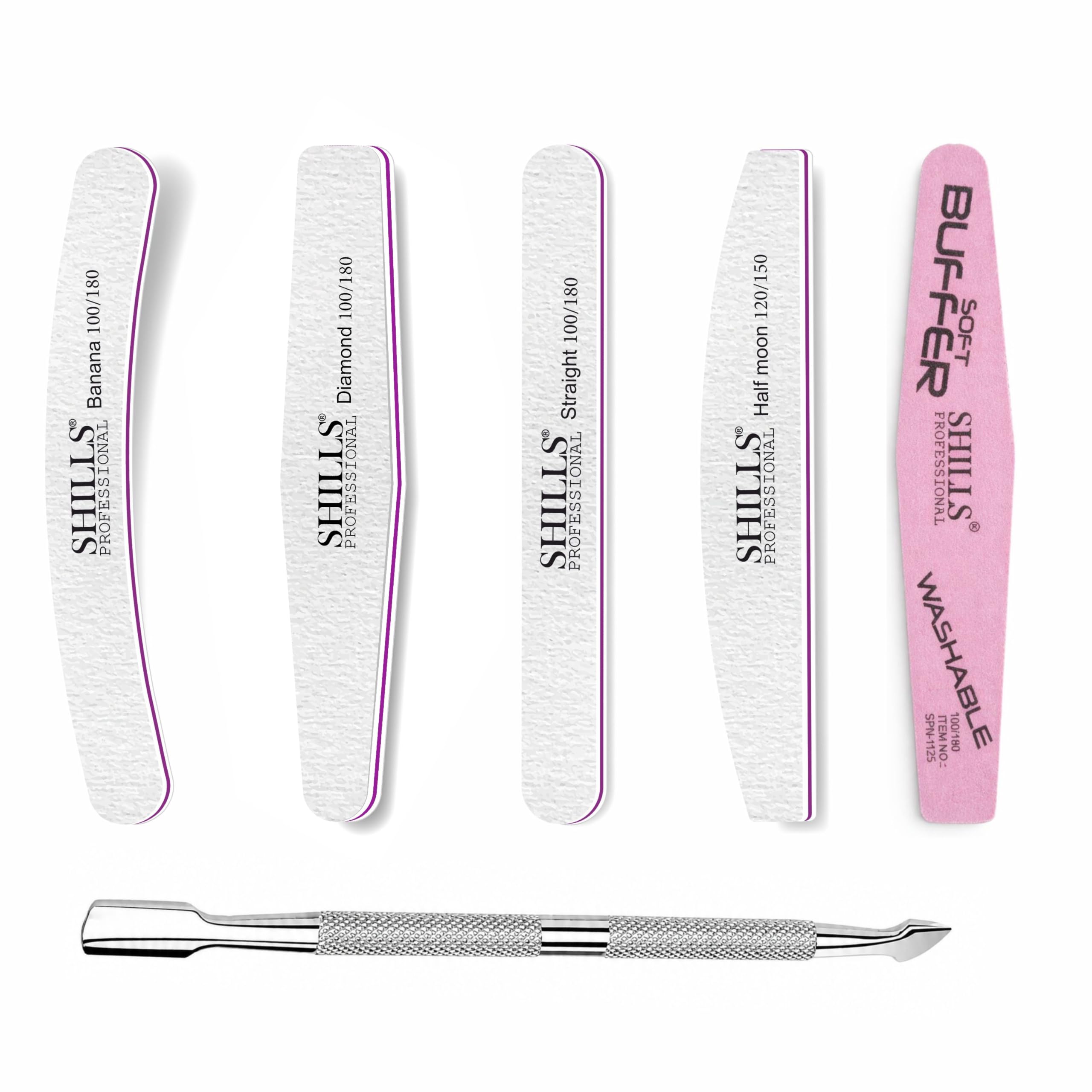 SHILLS PROFESSIONAL Nail Grooming Filer and Buffer Set, Multi, 125 Gram-picture-11