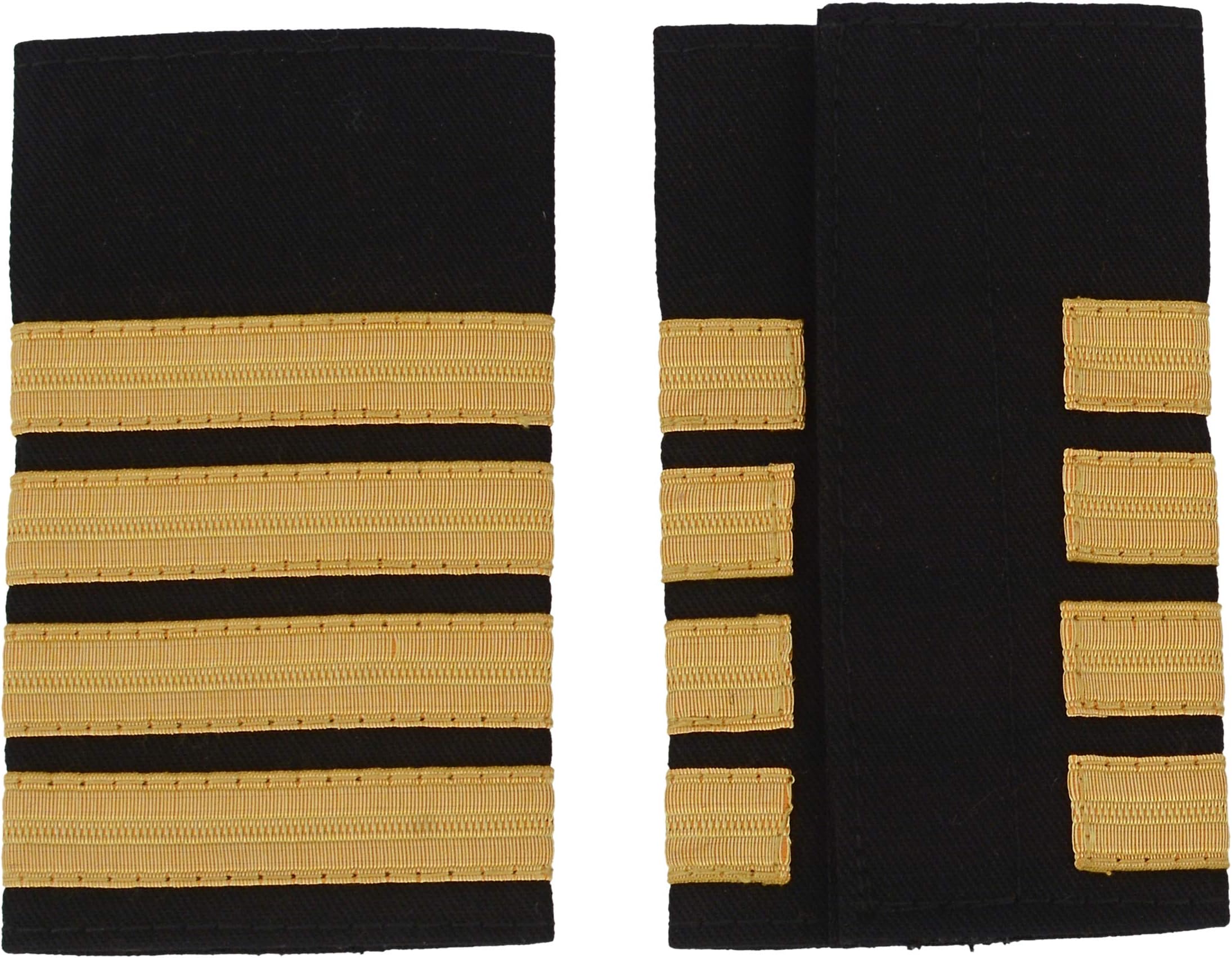 handembroideryuk Pilot Captain, Four Bar Gold Strips Epaulettes, Pilot Airline, Marine Officer …
