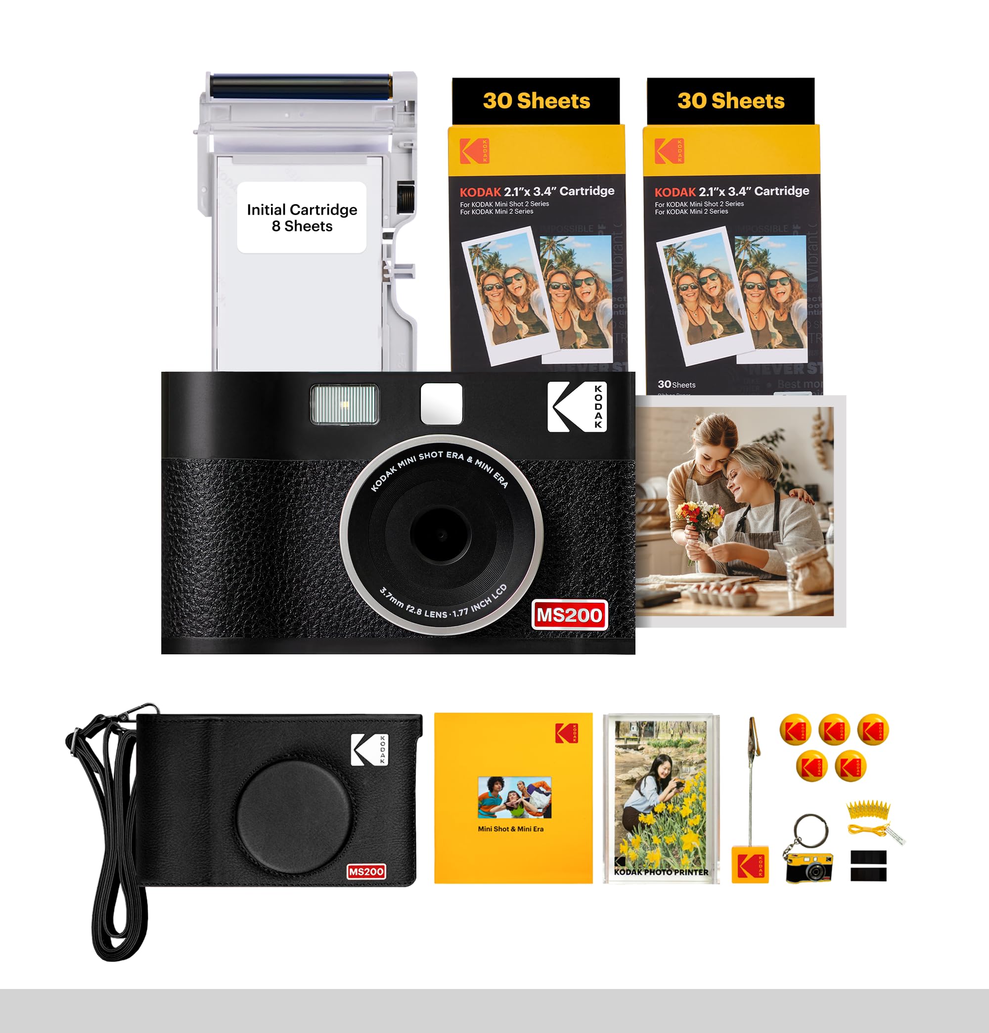 Amazon | KODAK Mini Shot 2 ERA 4PASS 2-in-1 チェキカメラ