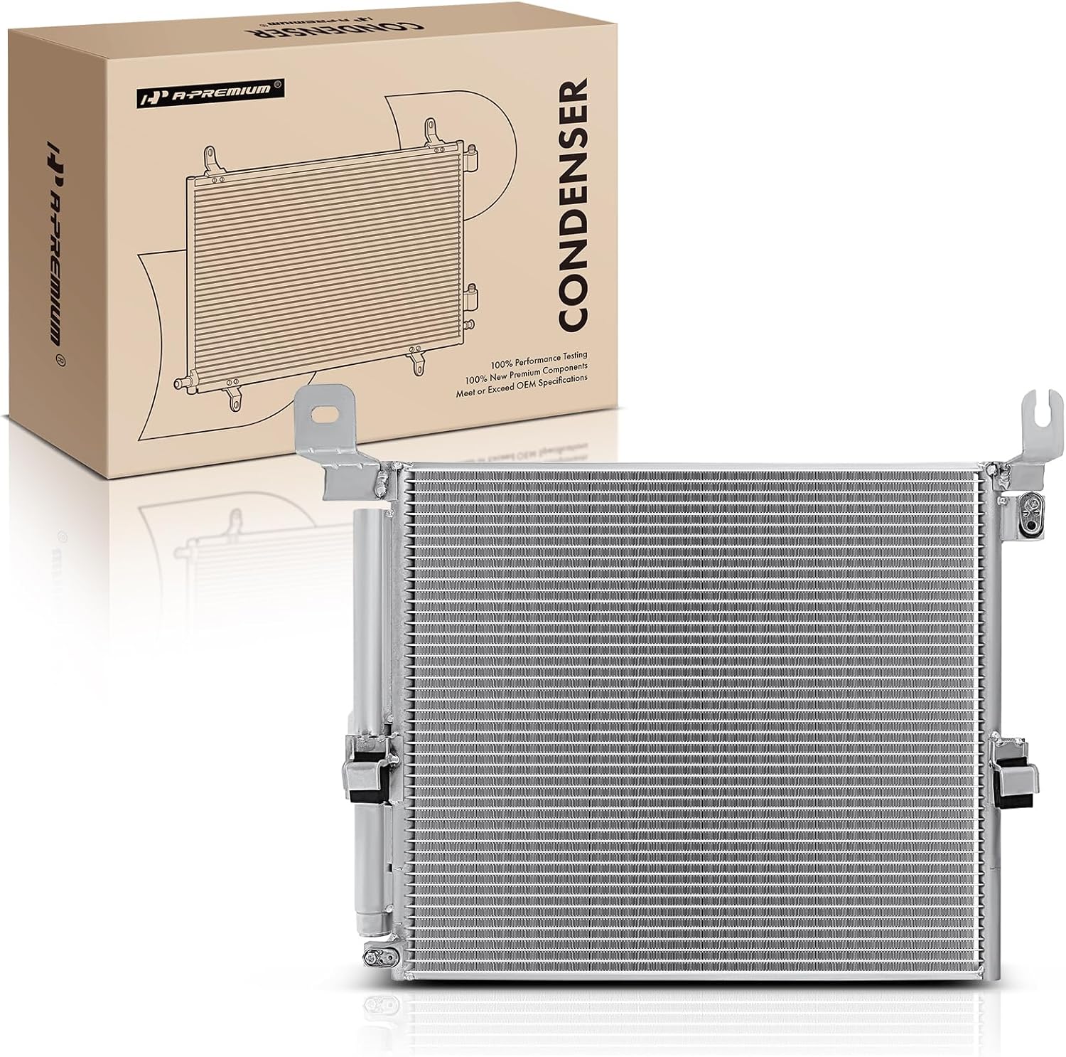 A-Premium Air Conditioning A/C Condenser Compatible with Toyota Tacoma 2012-2015 2.7L 4.0L, Replace# 8846004211