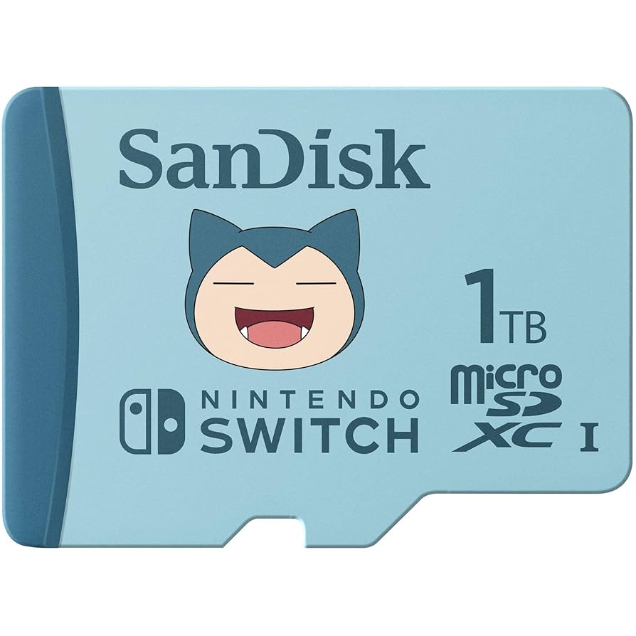 Amazon.com: SanDisk 1TB Pokémon Snorlax microSDXC Card