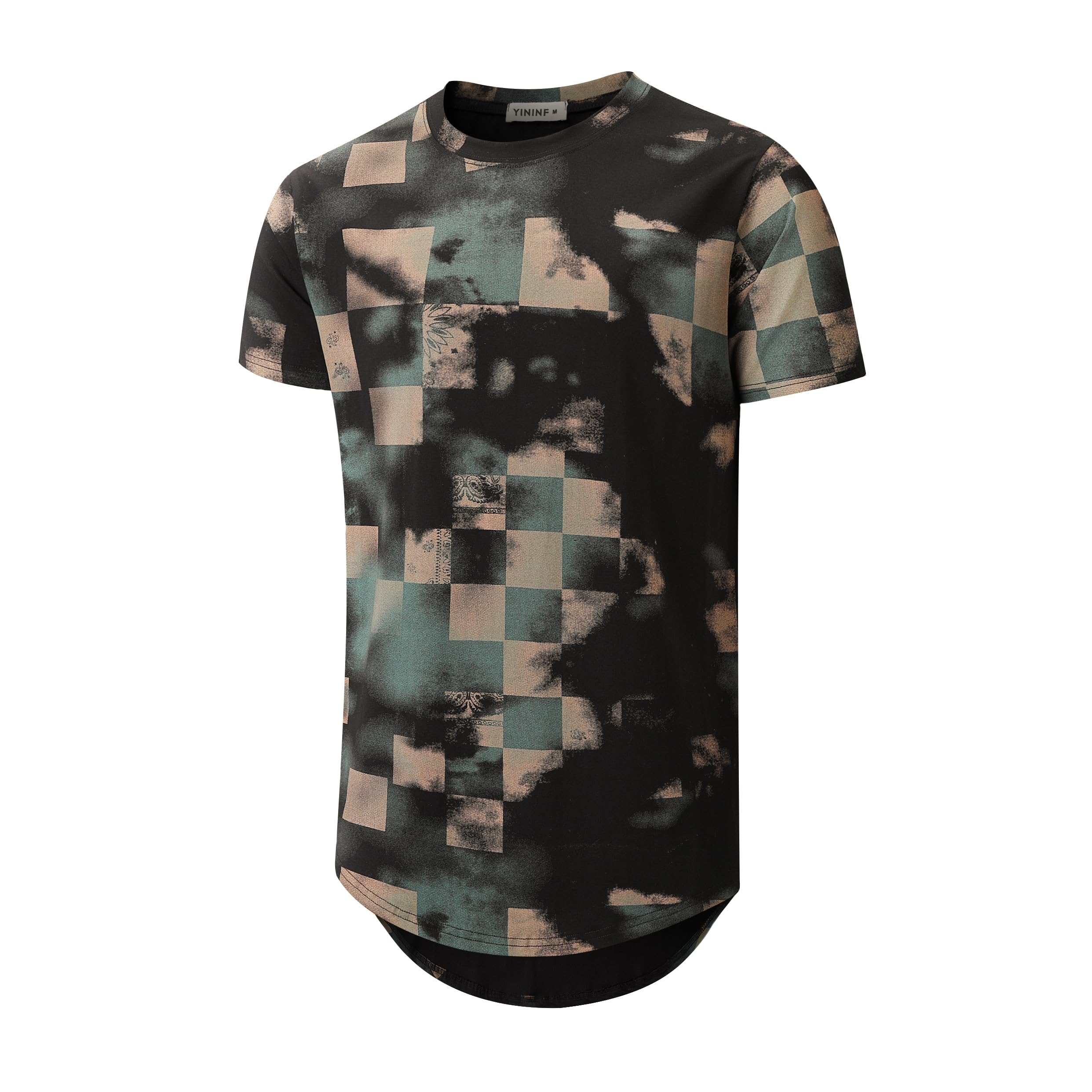 YININF Mens Hipster Hip Hop Short Sleeve Print T-Shirt Shirts Men