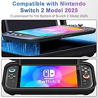 Vista 2 de daydayup Switch Carrying Case Compatible with Nintendo Switch 2, with 24 Games Cartridges Protective Hard Shell Travel Carrying Case Pouch for