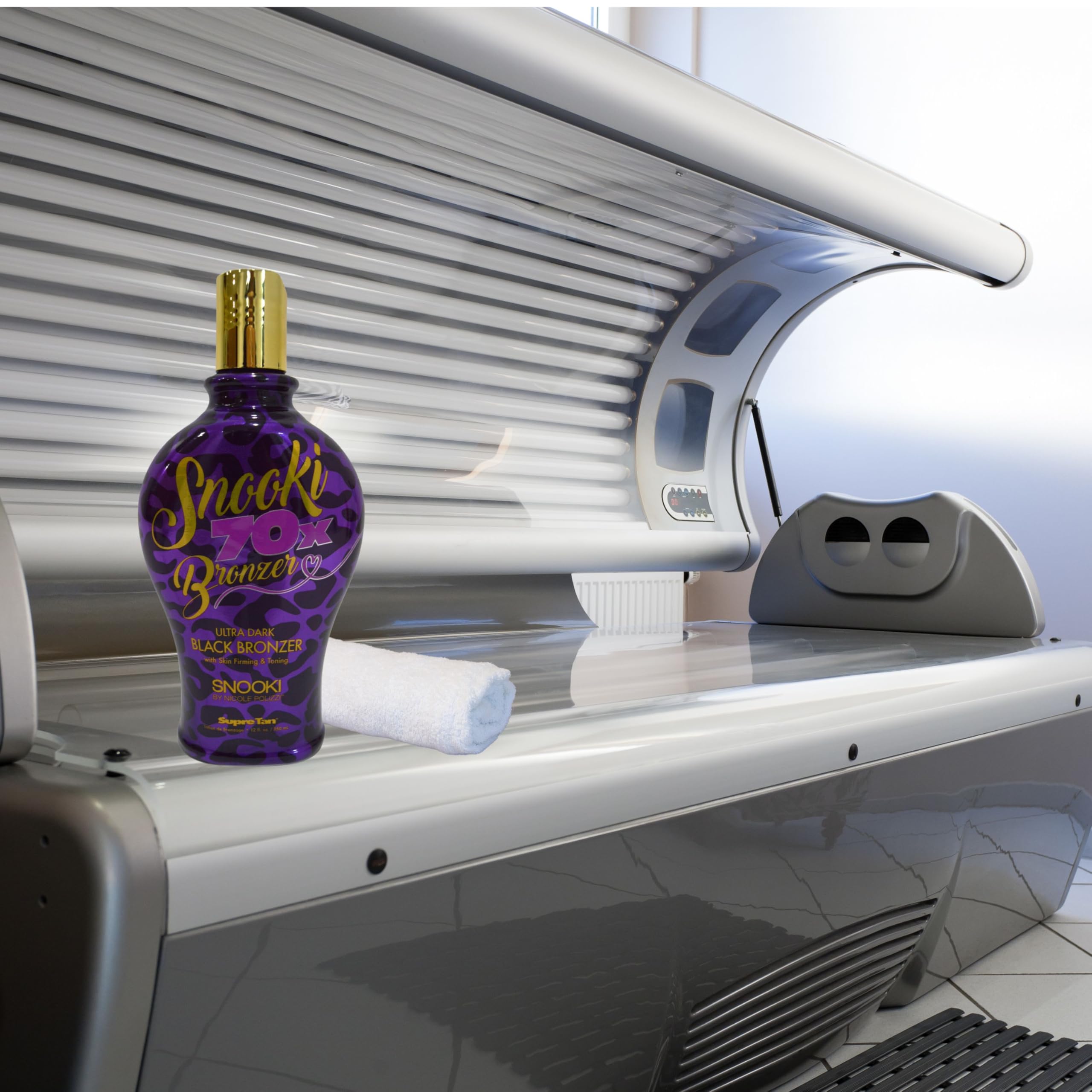Supre Snooki Ultra Dark 70X Black Bronzer Tanning Lotion