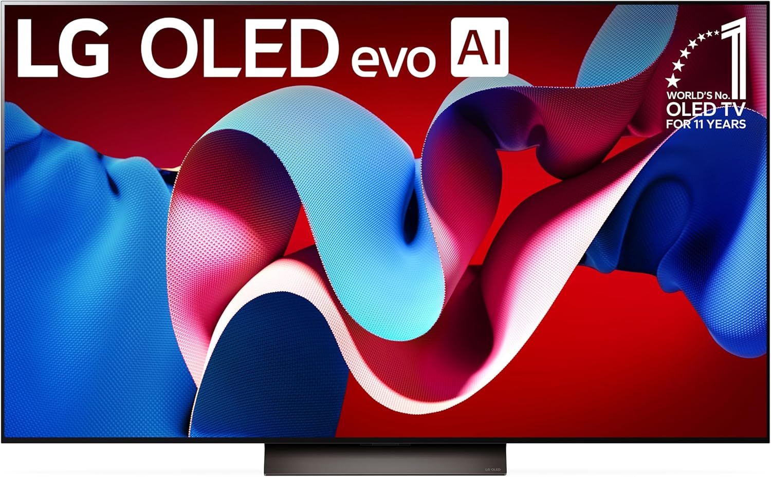 LG 65-Inch Class OLED evo C4 Series Smart TV 4K Processor Flat Screen with Magic Remote AI-Powered with Alexa Built-in (OLED65C4PUA