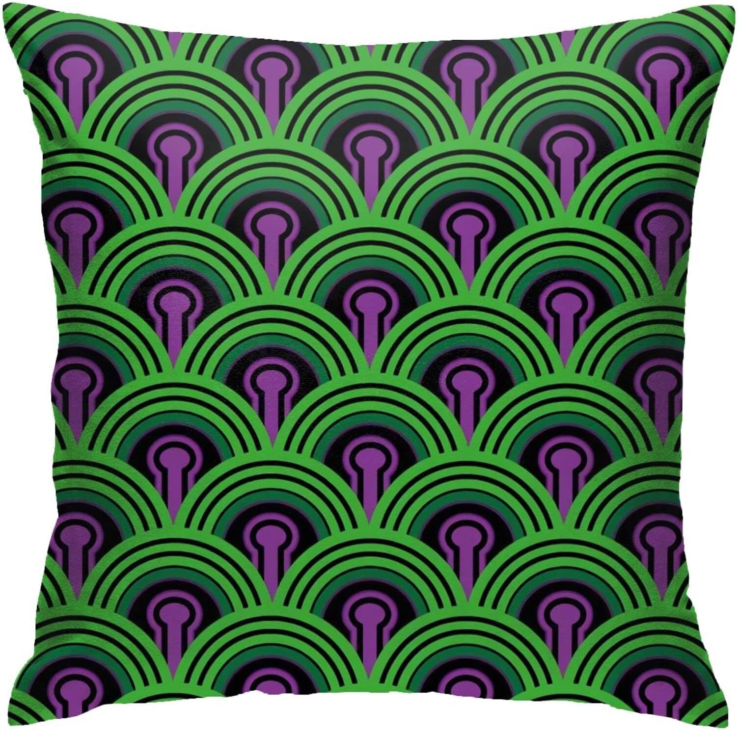 The Shining Overlook Hotel Room 237 Carpet Decorative Throw Pillow Covers Soft Square Pillowcases Cushion for Living Room Sofa Bedroom Farmhouse Home Decor 18"X 18"