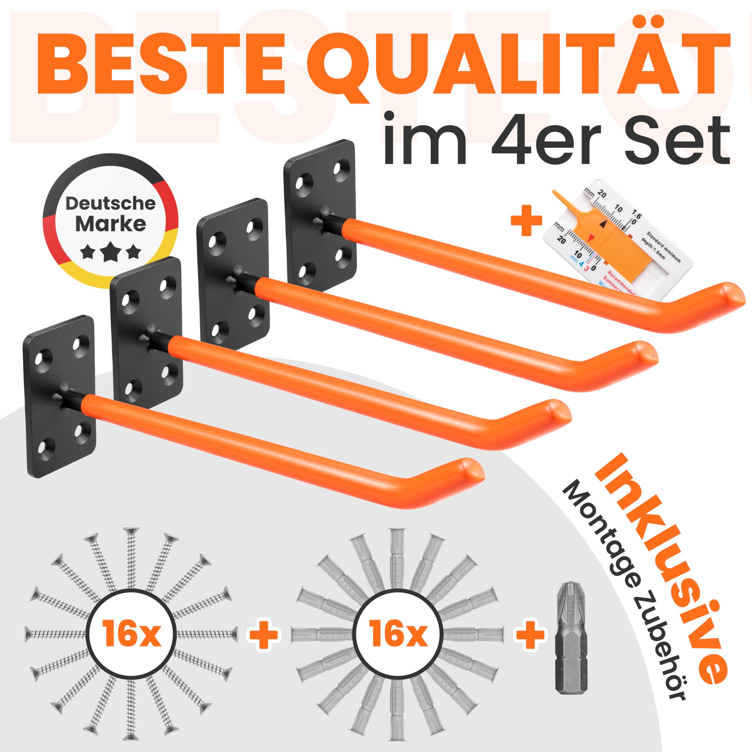 Ganci Per Cerchioni Auto - Set Da 20 Pezzi In ABS Per Ruote Fino A 22 Pollici - Foto 10