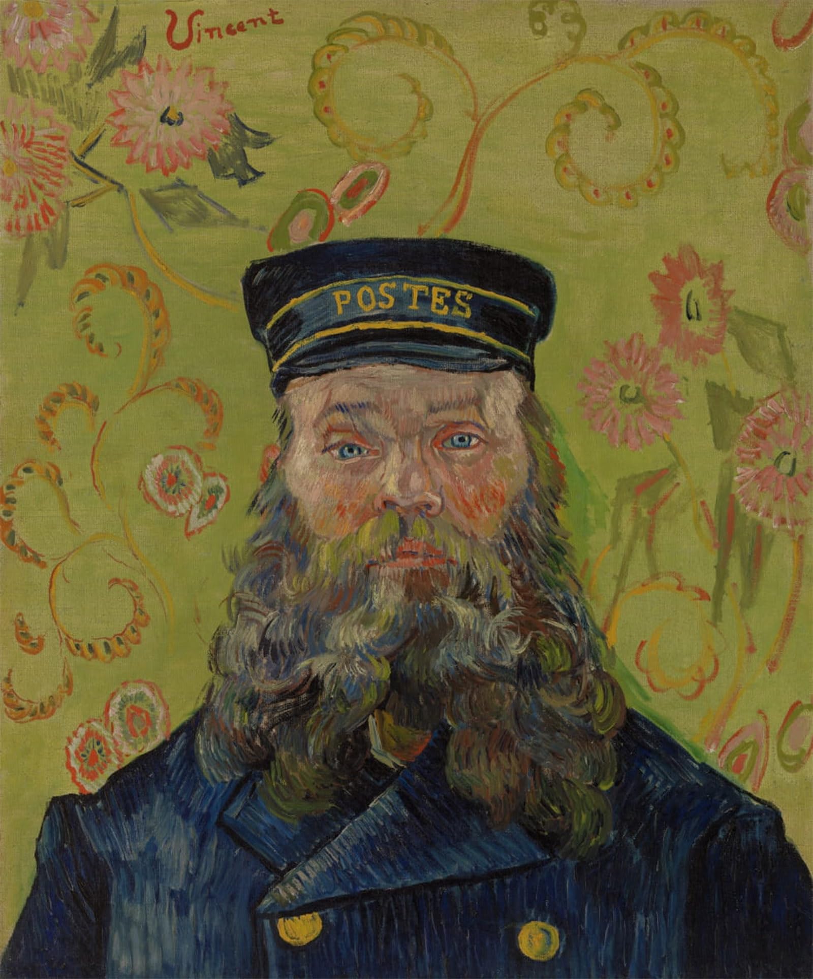 ARTXLXXBN Famous Prints Artwork Pictures Poster Painting Art the Postman Artwork Landscape Pictures for Home Decor 60x90cm