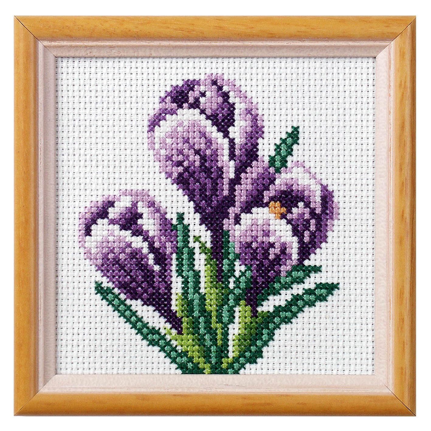 Orchidea Cross Stitch Kit: Crocus
