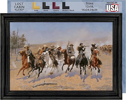 Miniatura 10 de Frederic Remington - Póster enmarcado para decoración de pared, diseño de Frederic Remington, diseño de obra de arte fina, pósteres e imágenes de