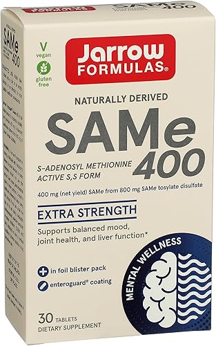 JARROW FORMULAS Sam-E 400 MG, 30 CT