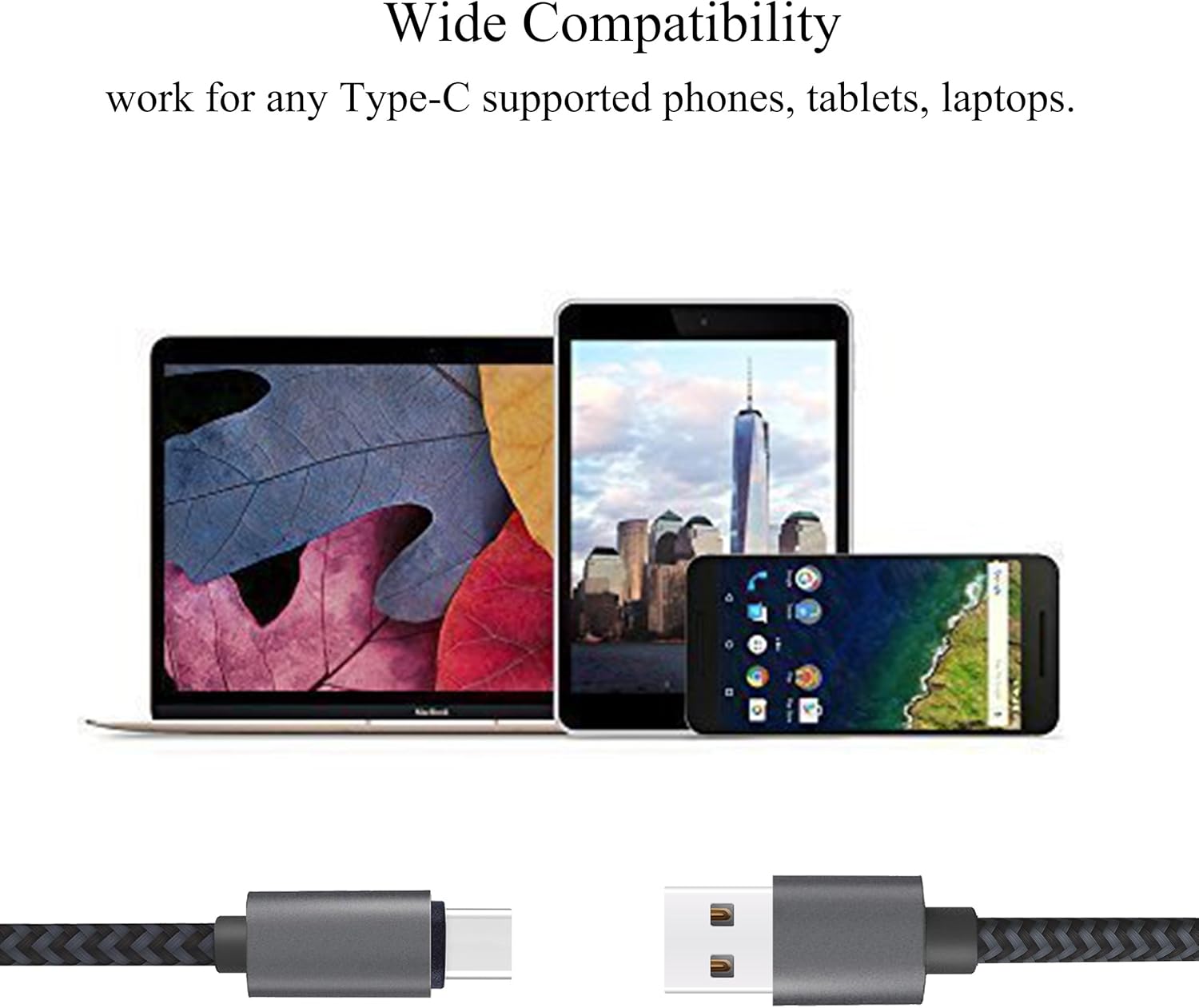 Uр Tо 40% оƒƒ USB C Cable 6ft 2Pack Type C Cable by Ailun High Speed Type C to USB A Sync Charging Nylon Braided Cable for More Silver and Blackwhite NOT Micro USB 🔥 Flаѕh Sаlе USB C Cable 6ft 2Pack Type C Cable by Ailun High Speed Type C to USB A Sync Charging Nylon Braided Cable for More Silver and Blackwhite NOT Micro USB