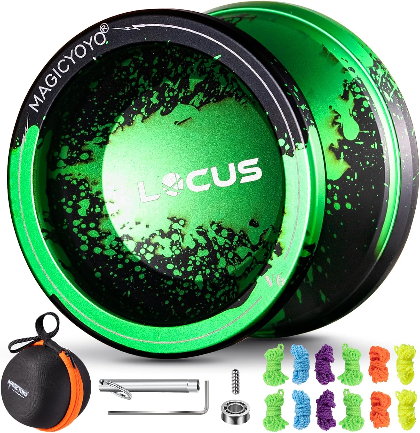 MAGICYOYO V6 Dual Purpose Metal Yoyo Set