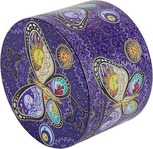 Miniatura 3 de Molinillo de especias de dibujos animados de 2.5 pulgadas (mariposa morado)