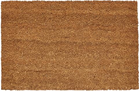 TIENDA EURASIA - Felpudo Entrada Casa, Clasico Felpudo Exterior de Fibra de Coco Natural, Base Antideslizante de PVC, Felpudos Entrada Casa (40 x 60 cm)