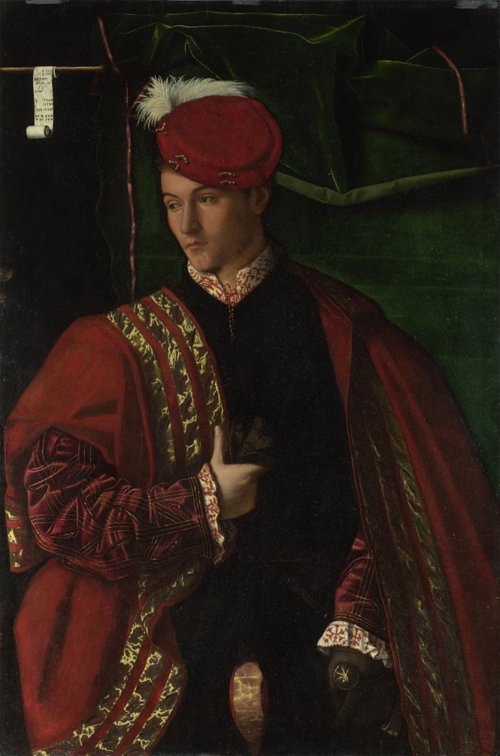 ARTXLXXBN Famous Prints Artwork Pictures Poster Painting Art Lodovico engo by Bartolomeo Veneto Artwork Landscape Pictures for Home Decor 60x90cm