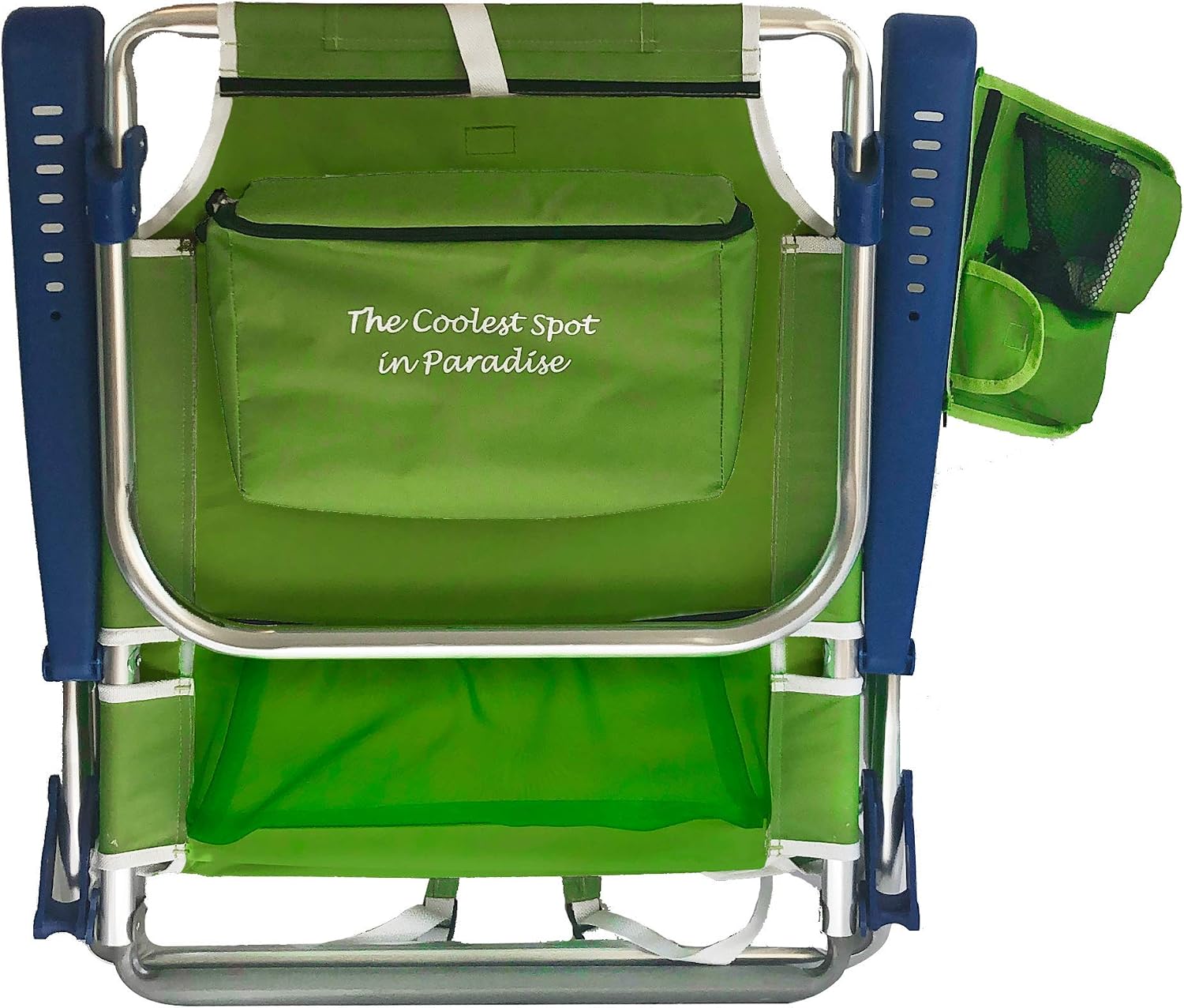 Tommy Bahama Set of 2 Backpack Beach Chairs with Cooler, Storage Pouch and Towel Bar