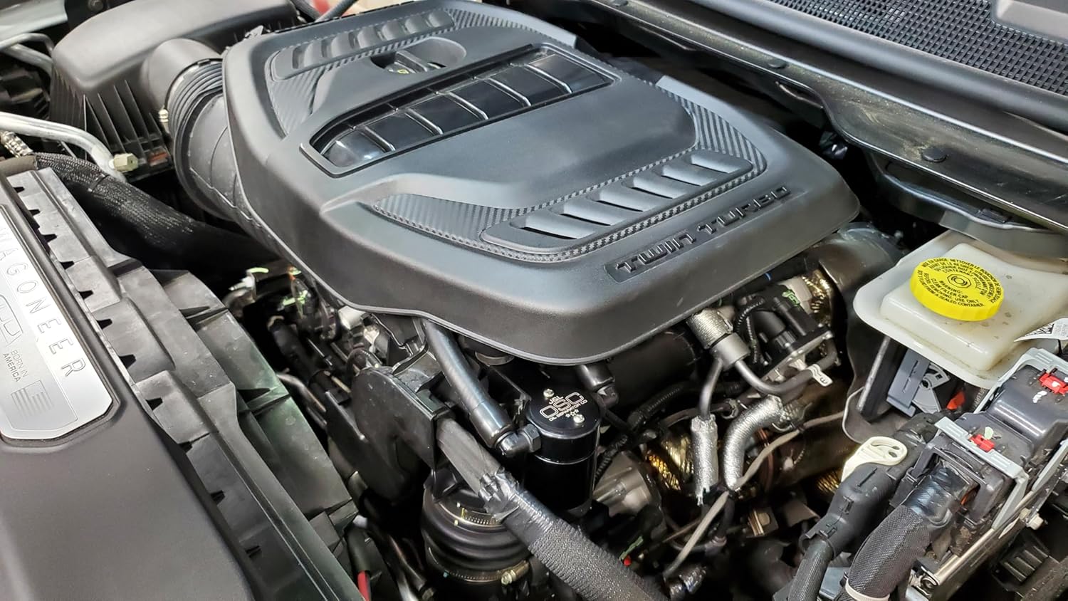 J&L Oil Separator Co. 3.0 Oil Separator 3098D Compatible with 2025-2026 Ram 1500 3.0L; 2022-2025 Wagoneer; Grand Wagoneer 3.0L (Black)