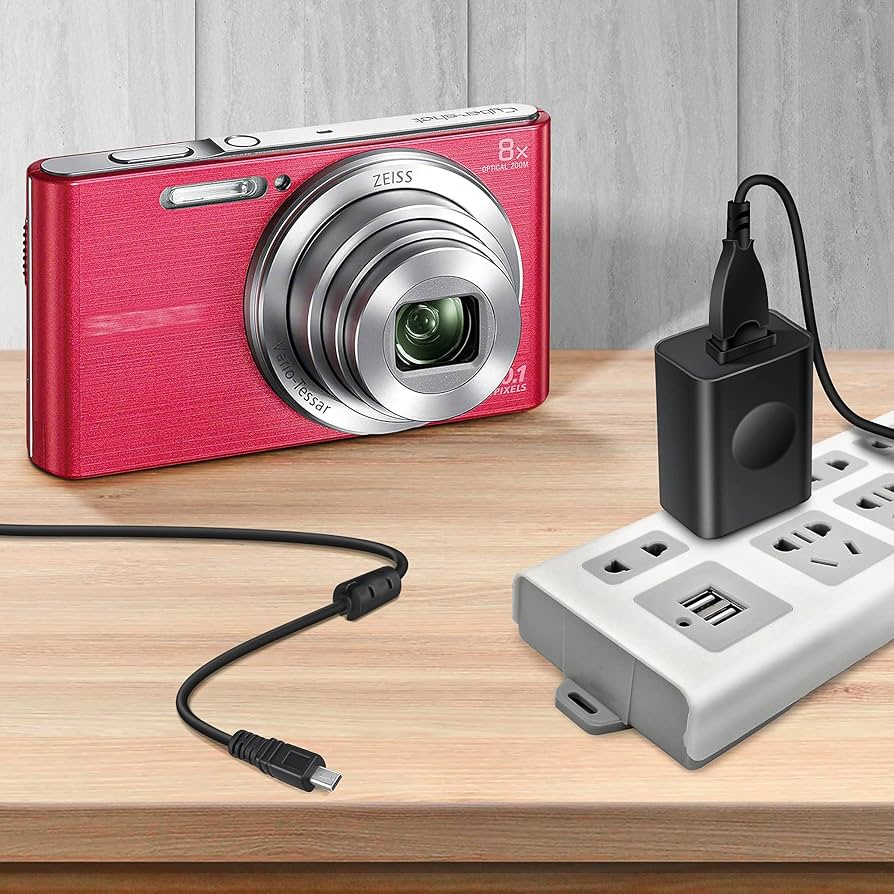 SONY DSC-W830 充電器付き Amazon.com : PwrON USB AC Power Adapter