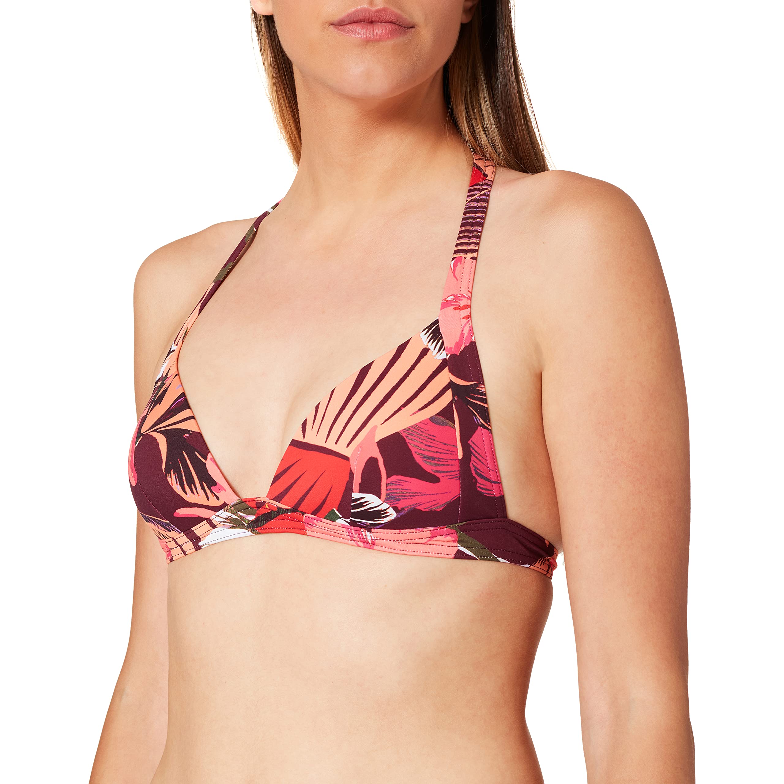 Maison Lejaby Women's TROPIQUE Two Piece Swimsuit, Exotic Melagrana, 32B