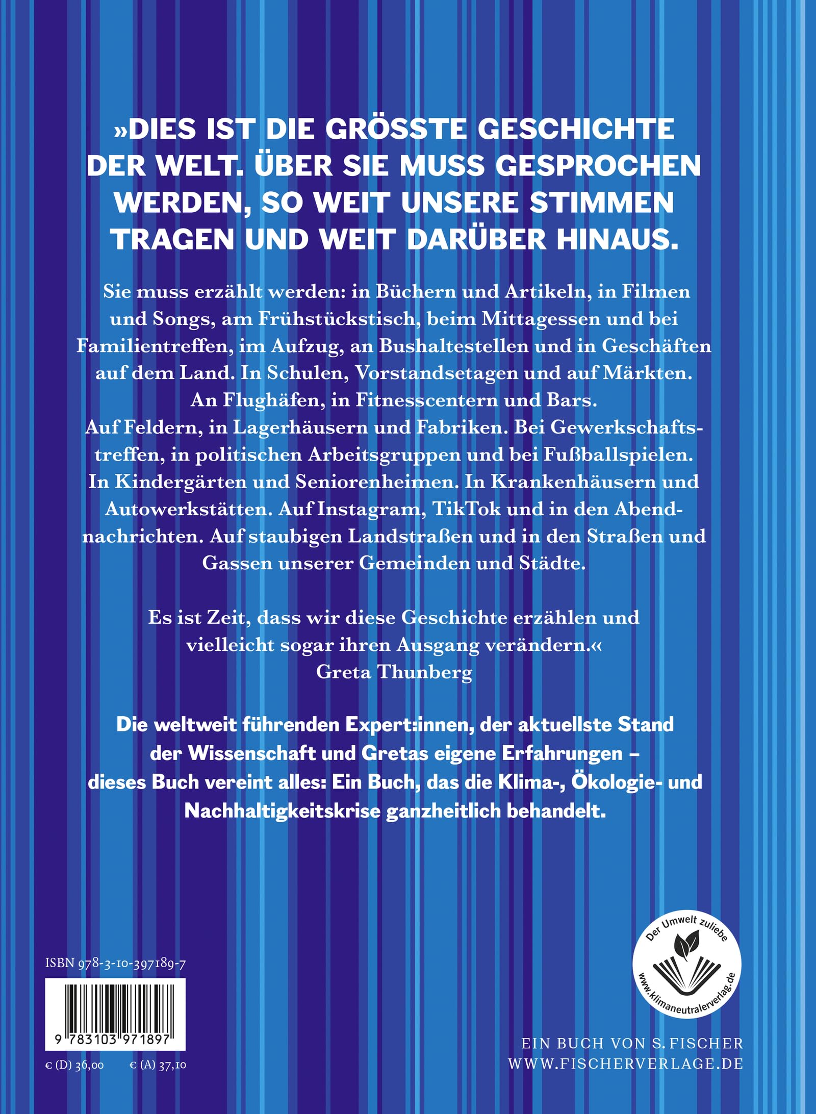 Das Klima-Buch von Greta Thunberg: Der aktuellste Stand der Wissenschaft unter Mitarbeit der weltweit führenden Expert:innen