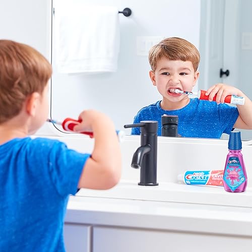 Miniatura 5 de Crest Enjuague anticaries con flúor para niños, Bubblegum Rush, paquete de 4