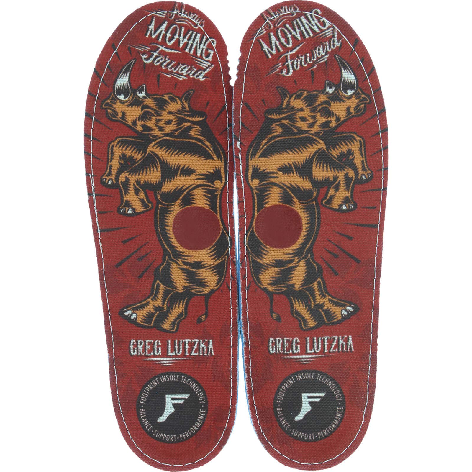 Footprint Orthotic Insoles Greg Lutzka Gamechanger Custom Orthotics Insoles - 6/6.5