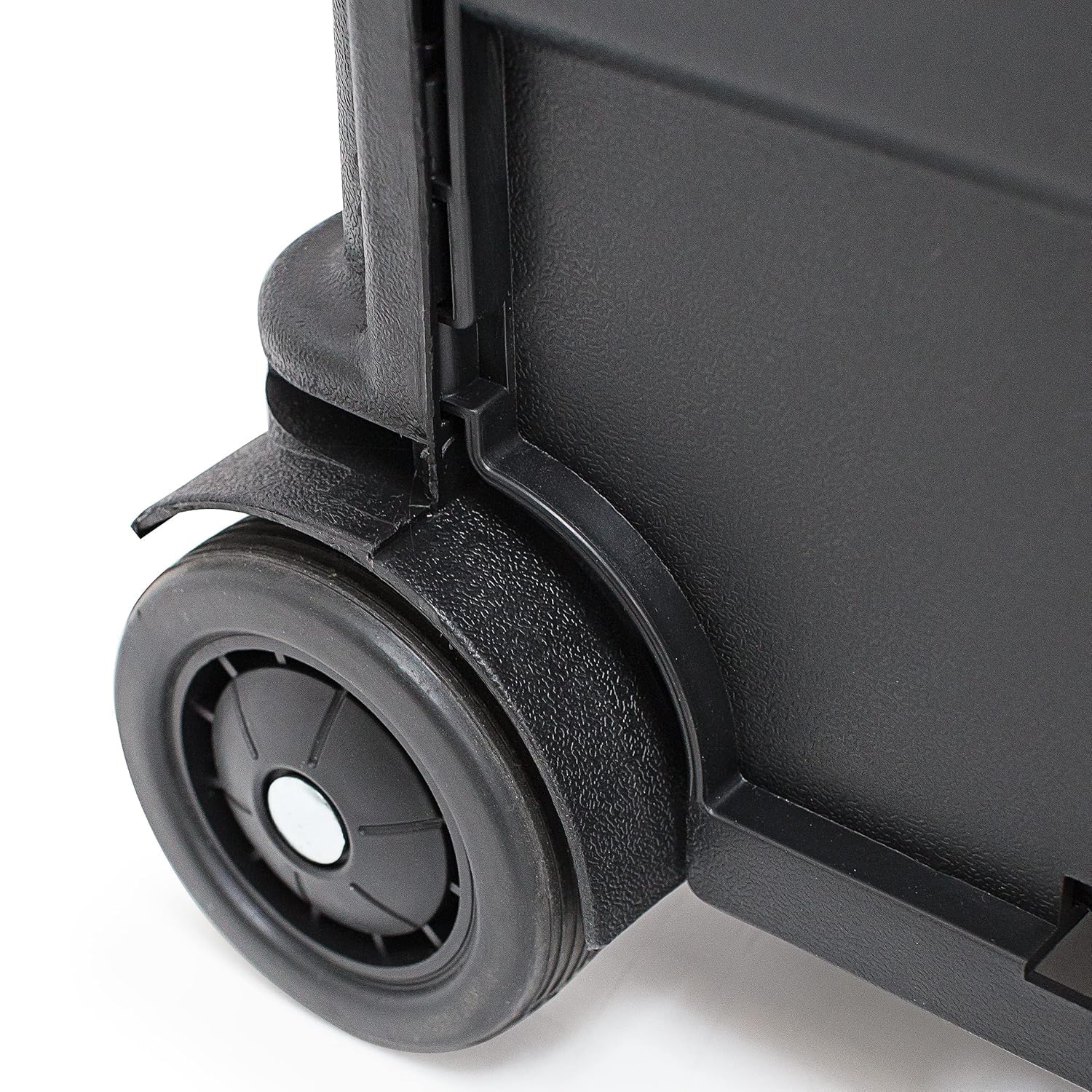 Carrito Plegable con Caja para Compras, Maletero Carro Caja de Almacenamiento Plegable con Ruedas