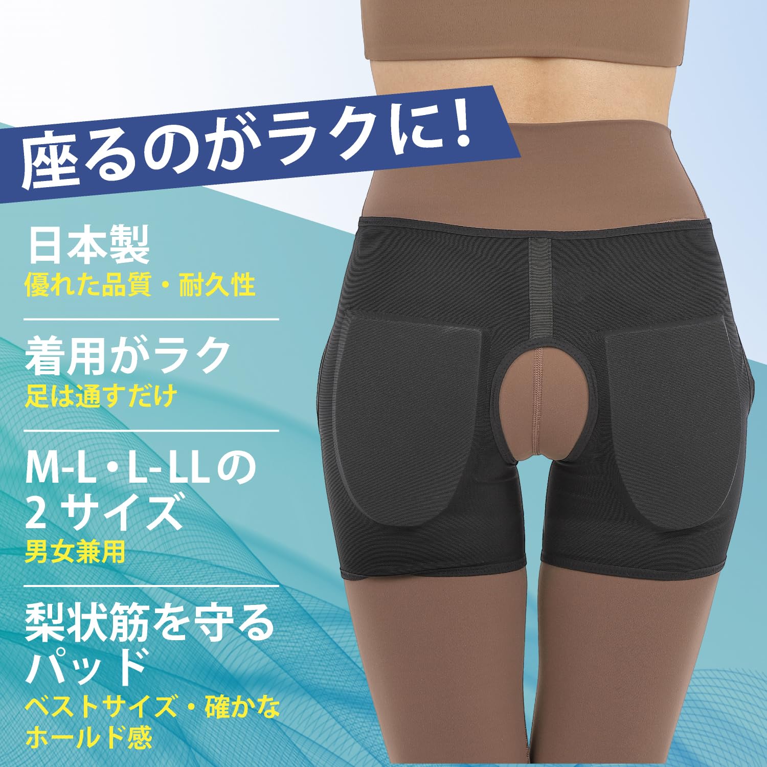 Amazon.co.jp: 坐骨新ケアサポーター 坐骨神経痛 サポーター 坐骨 緩和