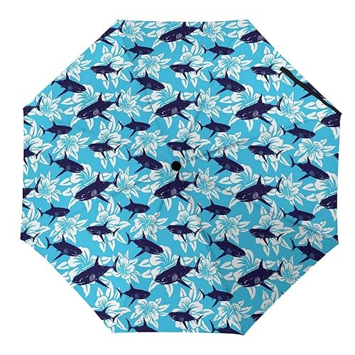 Sea Turtle Pattern Folding Umbrella Can Provide Shade And Rain