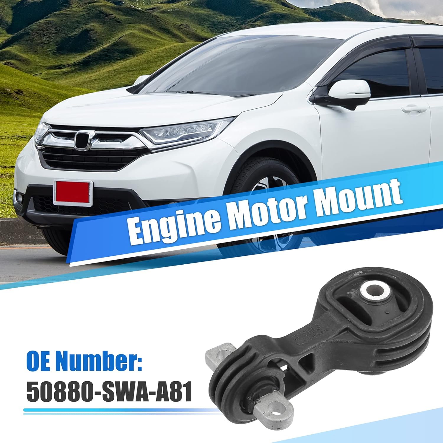 X AUTOHAUX Engine Motor Mount Rod Torque Upper 50880-SWA-A81 for Honda CR-V 2.4L L4 - Gas 2007-2011 Engine Torque Strut Mount Bracket