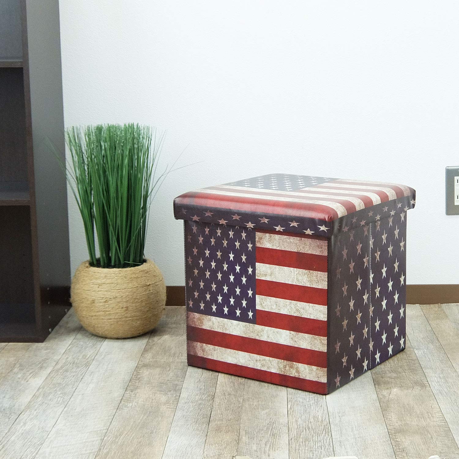 Amazon.co.jp: 東洋ケース スツール 33×33×33cm American Stool Box