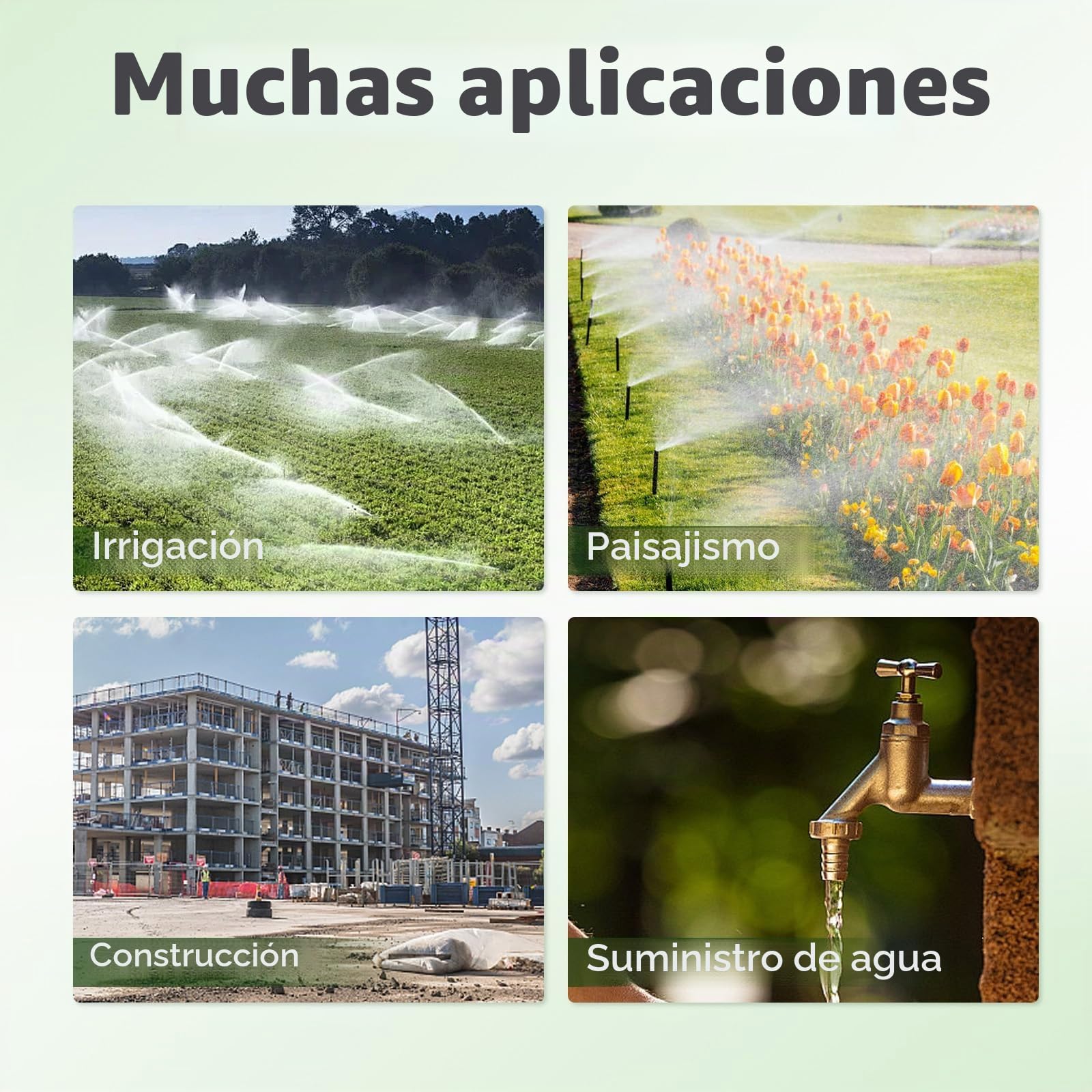 Bomba para pozos profundos, 24 V y 370 W, bomba sumergible de acero inoxidable, flujo máximo 2 m³/h, bomba sumergible solar para riego industrial de jardines