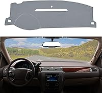 Vista 13 de Alfombrilla para salpicadero compatible con Chevy Tahoe Suburban Denali Avalanche 07-14, GMC Yukon/XL, Chevy Silverado 07-13, GMC Sierra sin altavoz