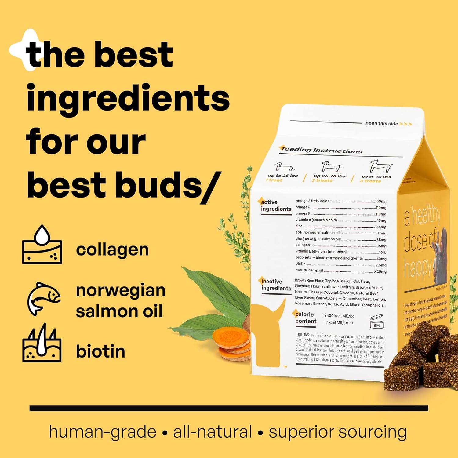 Hemp Hounds Bundle | Herbal Skin & Coat | Hip & Joint Chews for Dogs