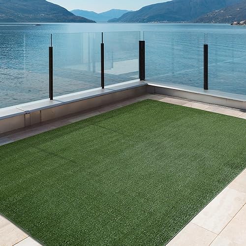 Miniatura 8 de iCustomRug - Alfombras de césped artificial para interiores y exteriores, muchos tamaños personalizados y anchos, bordes acabados con dobladillos a