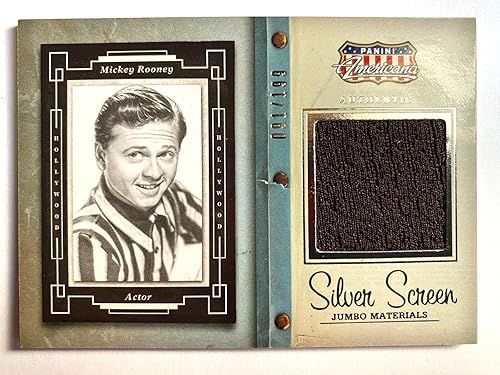 2015 Panini Americana Silver Screen Mickey Rooney Jumbo Wardrobe Relic #091199