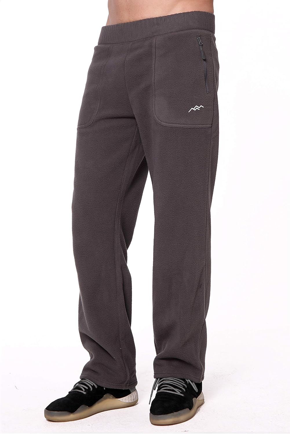TRAILSIDE SUPPLY CO. Men's Polar Fleece Thermal Sweatpants with Zipper Pockets - Image 2