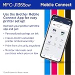 Brother INKvestment 1365 Wireless Color Inkjet All-in-One Printer with Automatic Duplex Printing and 1.8” Color Display | Includes Refresh Subscription Trial(1) (MFC-J1365DW) | Wireless Inkvestment Aio, Auto Duplex, 1.8 Color Display, 150-Sheet Tray,