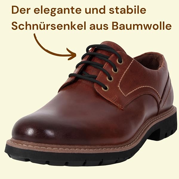 Mount Swiss Lacets ronds, qualite premium 100% coton, indéchirable, ø 3 mm -4 mm, Longeur 45-200 cm - 3
