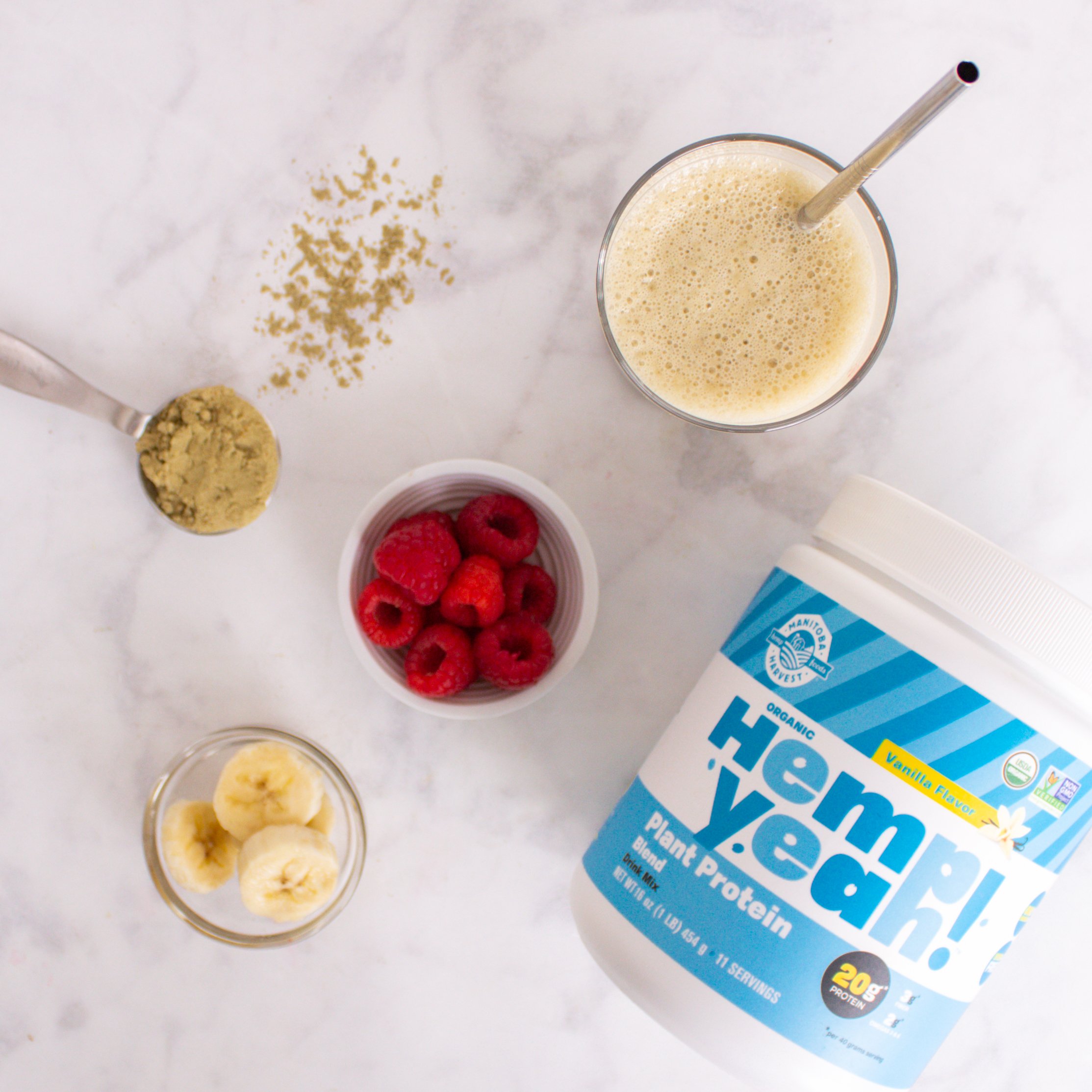 Manitoba Harvest Hemp Yeah Organic Plant-Based Protein Powder, Vanilla, 16oz, 20g Complete Plant Protein (Hemp and Pea), 4g of Fiber & 1.9g Omegas 3&6 Per Serving, Non-GMO, Vegan, Packaging May Vary — Amazon image 5