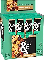 Enjoy Barra Zero Açúcar Banana e Nozes 25g – Caixa com 12 Barras (300g)
