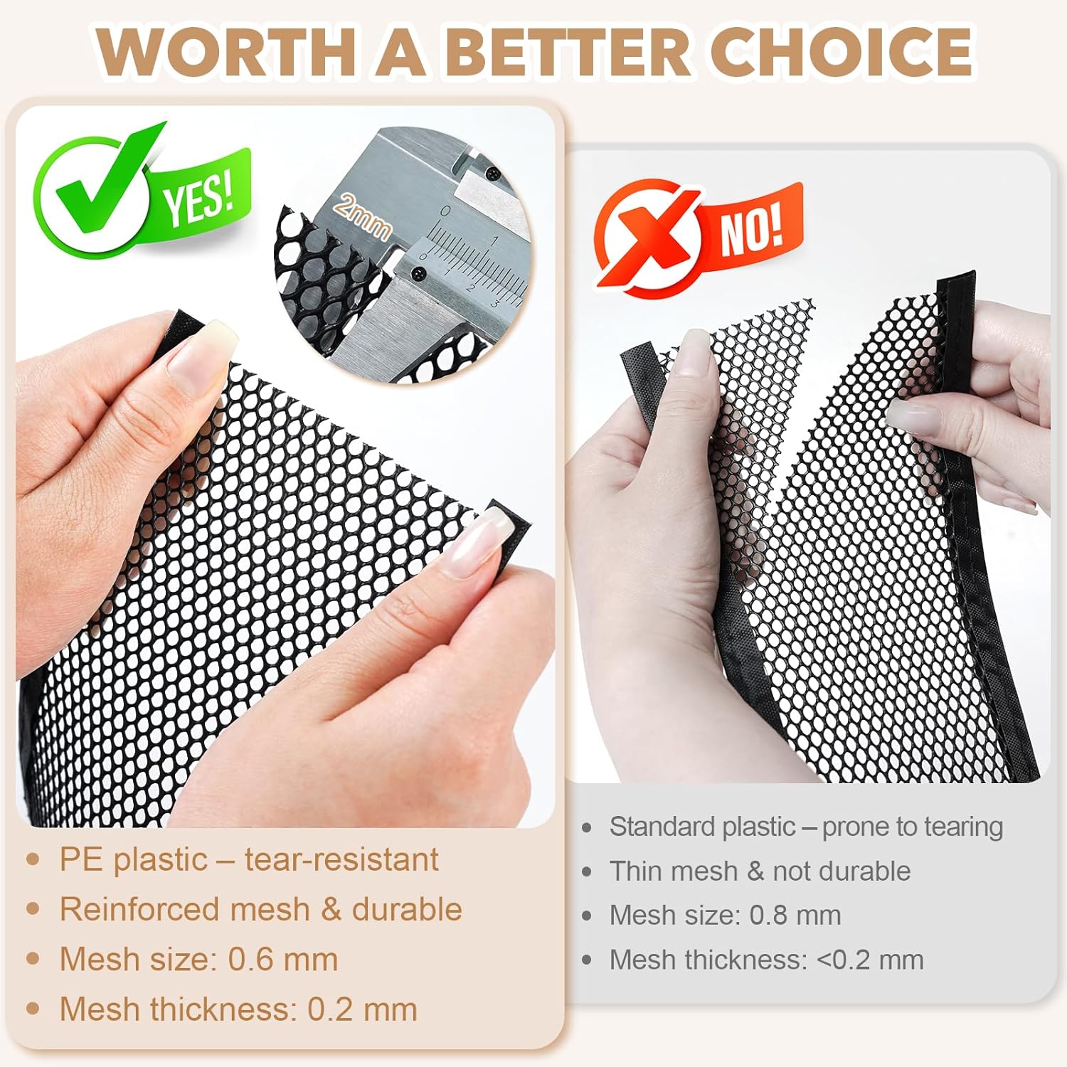 Under Couch Blocker for Toy, sunoyar Under Bed Blocker for Pets Adjustable, Toy Stoppers for Under Furniture & Sofa Plastic Mesh with Zip Ties Gap Guard Stops Lost Toys (L394 x H4)